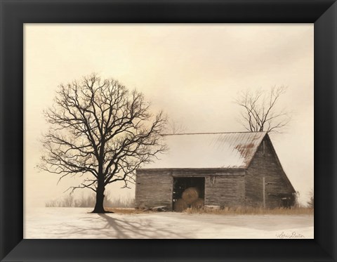 Framed Winter Shadows Print