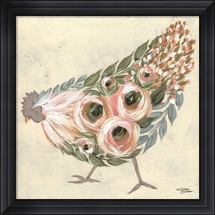 Framed Astrid the Hen Print