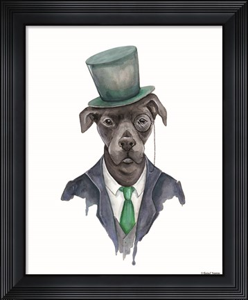 Framed Dapper Dog Print