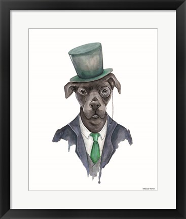 Framed Dapper Dog Print