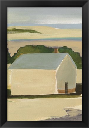 Framed Seaside Cottage 1 Print