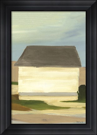 Framed Seaside Cottage 2 Print