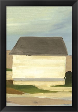 Framed Seaside Cottage 2 Print