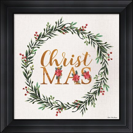 Framed ChristMAS Print