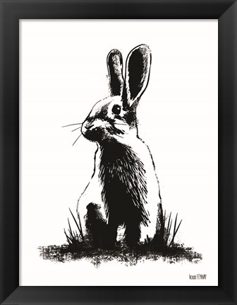 Framed Farmhouse Rabbit Print