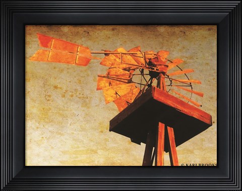 Framed Chip&#39;s Windmill II Print