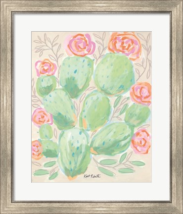 Framed Life Can Be Prickly - Bloom Anyway Print