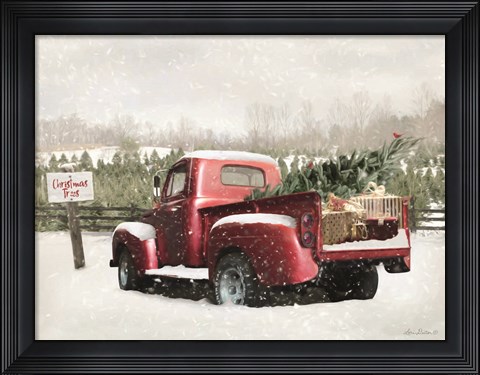 Framed Winter Stop Print