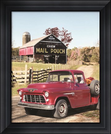 Framed Fall Flower Delivery Print