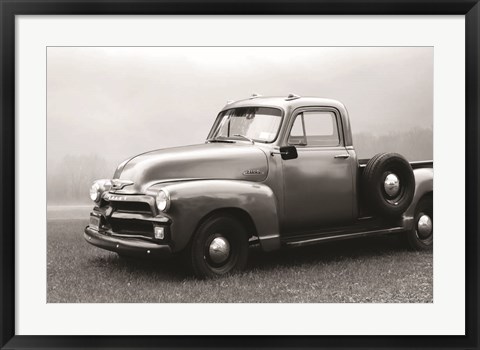 Framed 1954 Chevy Pick-Up Print
