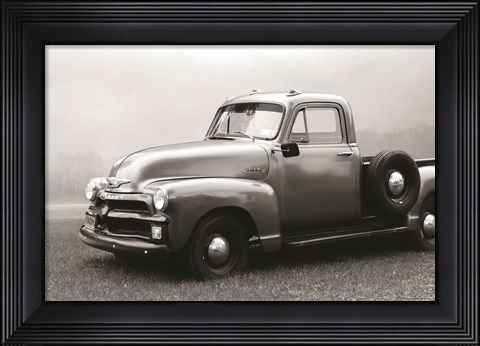 Framed 1954 Chevy Pick-Up Print