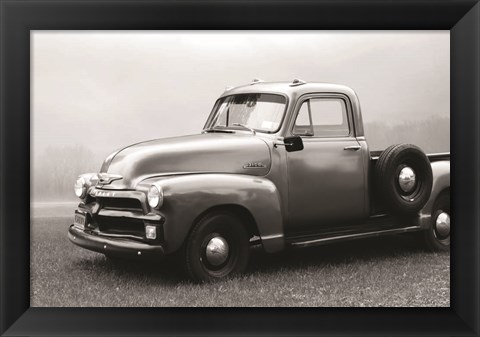 Framed 1954 Chevy Pick-Up Print