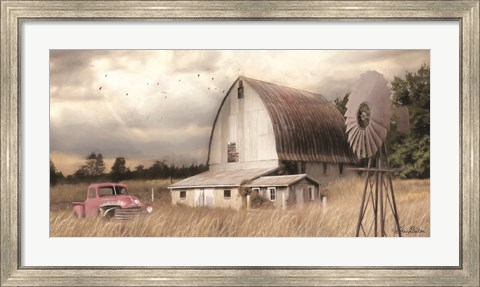 Framed Henderson Bay Farm Print