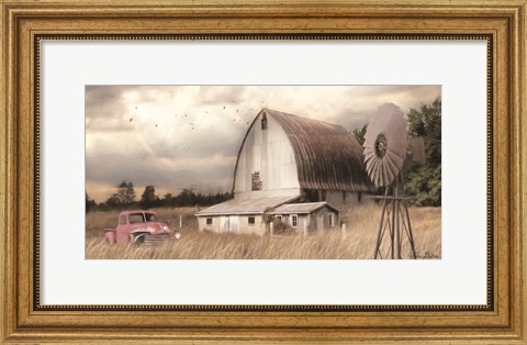 Framed Henderson Bay Farm Print