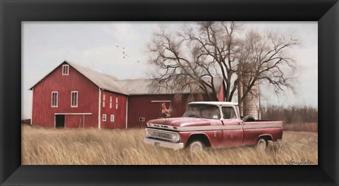 Framed Western Ohio Barn Print