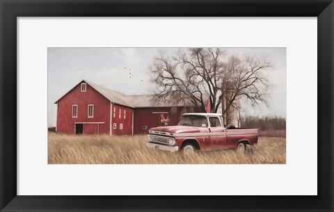 Framed Western Ohio Barn Print