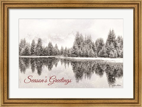 Framed Schwabachers Seasons Greetings Print