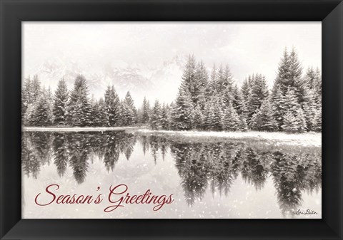 Framed Schwabachers Seasons Greetings Print