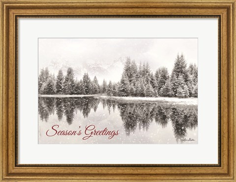 Framed Schwabachers Seasons Greetings Print