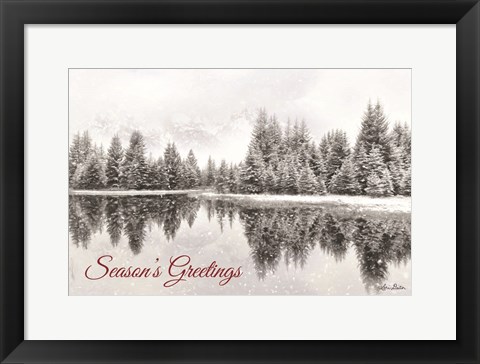 Framed Schwabachers Seasons Greetings Print