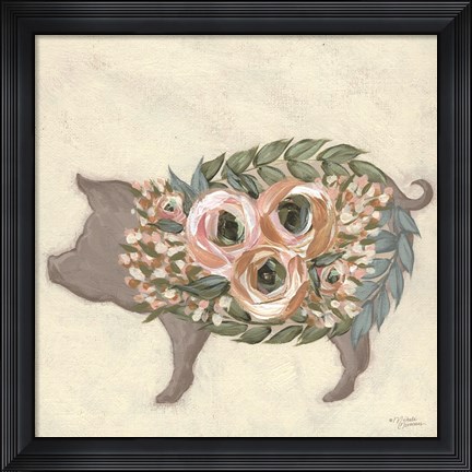 Framed Alice the Pig Print