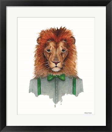 Framed Lovely Lion Print