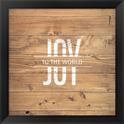 Framed Joy to the World Print