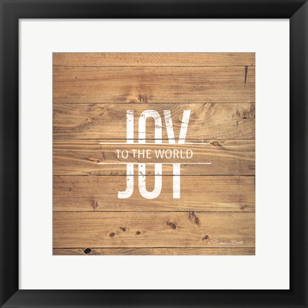 Framed Joy to the World Print