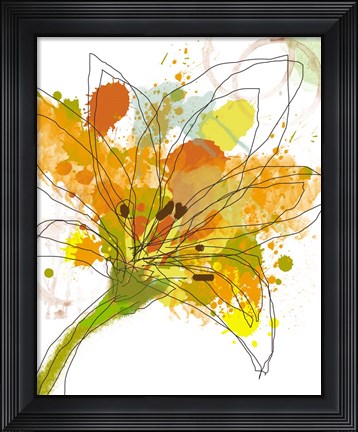 Framed Flower Print