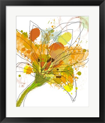 Framed Flower Print