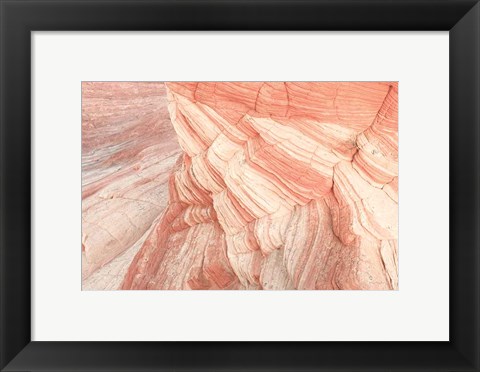 Framed Coyote Buttes VII Blush Print