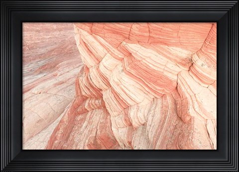 Framed Coyote Buttes VII Blush Print