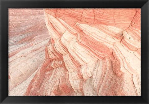 Framed Coyote Buttes VII Blush Print