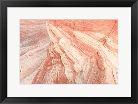 Framed Coyote Buttes VII Blush Print