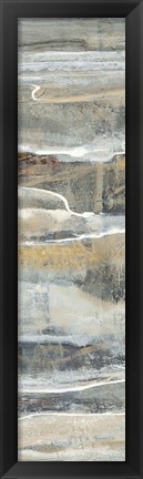 Framed Spring Stream Gold Crop Print