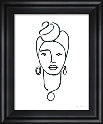 Framed Beauty IV Print