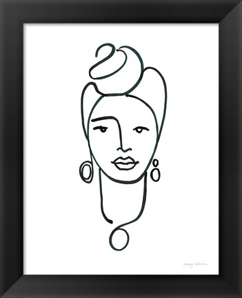 Framed Beauty IV Print