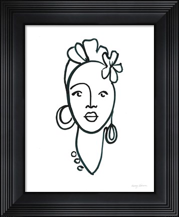 Framed Beauty III Print