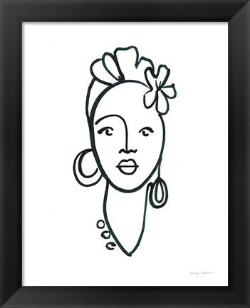 Framed Beauty III Print