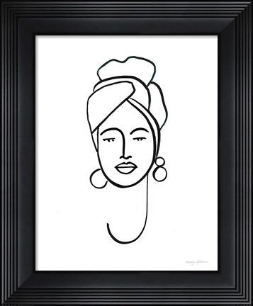 Framed Beauty II Print