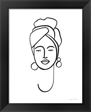 Framed Beauty II Print