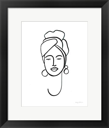 Framed Beauty II Print