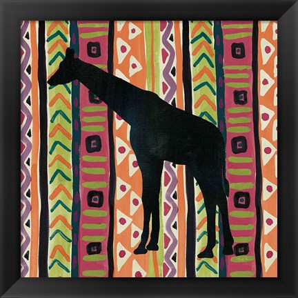 Framed African Animal III Jewel Print