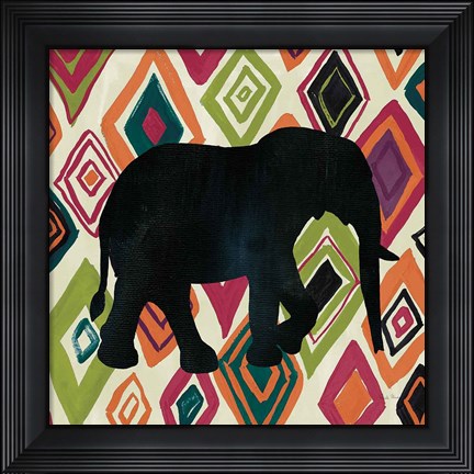 Framed African Animal I Jewel Print