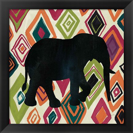 Framed African Animal I Jewel Print