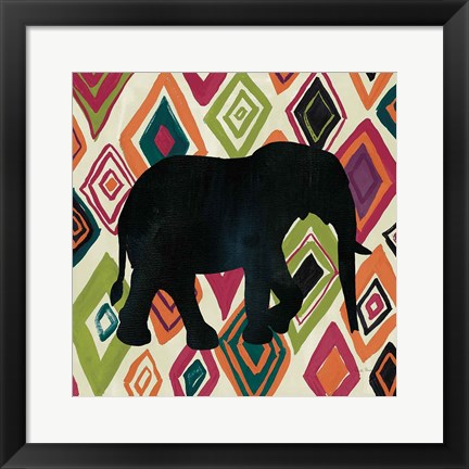 Framed African Animal I Jewel Print