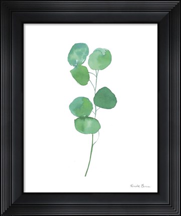 Framed Fresh and Green VIII Print