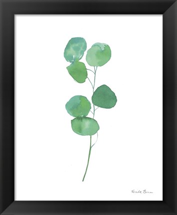 Framed Fresh and Green VIII Print