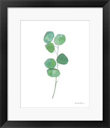 Framed Fresh and Green VIII Print