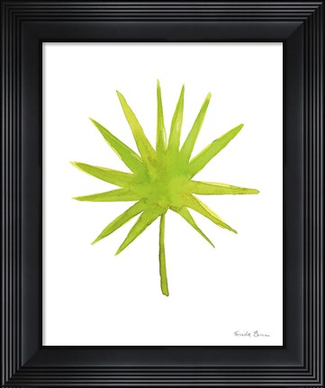 Framed Fresh and Green V Print